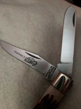Vintage Parker Cut Co.  Old Trapper 2 Blade Pocket Knife