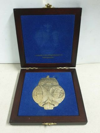 Antique Medal In Silver Vasco Da Gama Discoveries Caravel