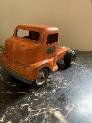 Antique Tonka Toy Orange Cab Truck Decals Mound Metalcraft