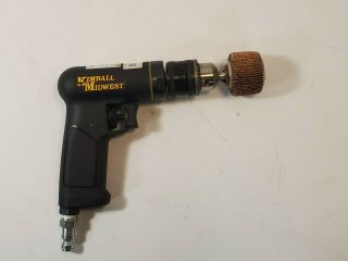 Vintage Kimball Midwest Model 84 - 567 3/8 " Mini Reversible Air Drill 2,  600 Rpm