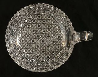 Antique American Brilliant Period Cut Glass Nappy Dish Russian Pattern Abp