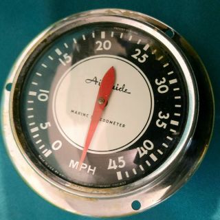 Air Guide AirGuide Vintage Boat Marine Speedometer 45 mph 3 inches 2