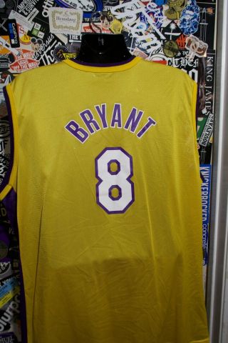 Vintage Kobe Bryant Champion Jersey Los Angeles Lakers Size 48 3