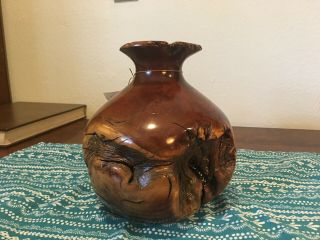 Vintage Manzanita Burl Wood Driftwood Bud Vase