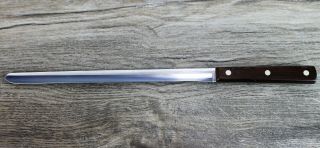 Vintage Cutco No.  34 Slicing / Carving Knife 9.  5” Wood Handle 2