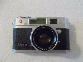 Vintage Petri 2.  8 Color Corrected Rangefinder Camera - Kuribayashi Lens