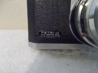 Vintage PETRI 2.  8 Color Corrected Rangefinder CAMERA - KURIBAYASHI LENS 3