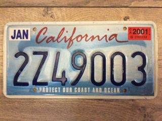 California License Plate Protect Our Coast And Ocean Wildlife