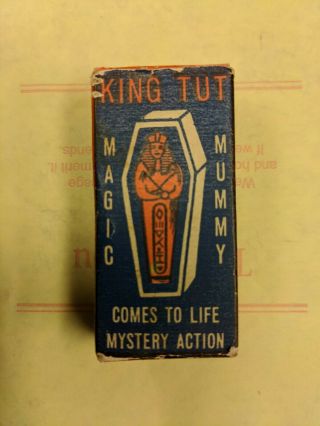 Vintage Franco - American Novelty King Tut Magic Mummy With Box