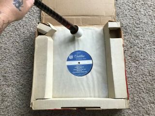 1967 Cadillac dealership product film strip and record kit. 2