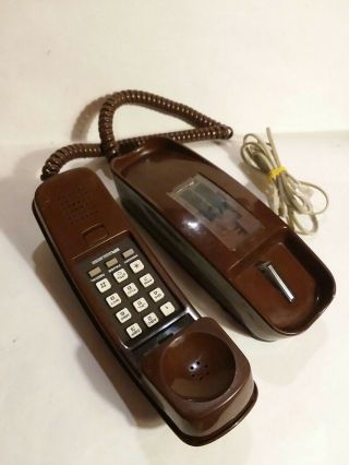 Vintage Sears Sr 2000 Brown Touchtone Desk/wall Phone