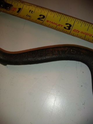 Vintage Ideal.  76.  Wood Stove Lid Lifter Cast Iron