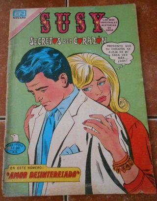 Susy Mini Comic Novaro Romance Mexican Vintage Heart Throbs 88 Crying Girl Dc