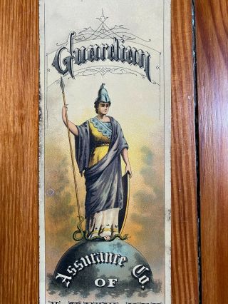 Antique Ledger Marker - Guardian Assurance Company Of London - Insurance