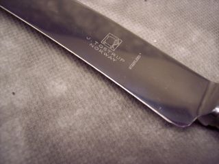 J Tostrup Norway Sterling Carving Set knife & fork appear to be 13” Knife 2