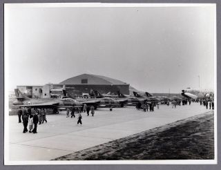 Hawker Hunter F4 Line Up Raf 93 & 118 Sqn Jever Dreux Air Ministry Photo 29