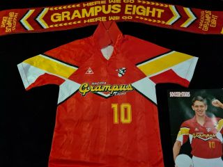 Gary Lineker Grampus Eight Football Shirt With Scarf 92 94 Good Conditi
