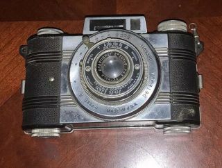 1939 - 1940 Vintage Detrola D Camera With Strap And Film