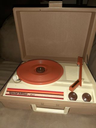 Dejay Vintage Record Player Turntable Special Edition Phonograph 1981