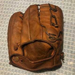 Old Vintage 1940s Wilson Two - Finger “ball Hawk” Baseball Glove