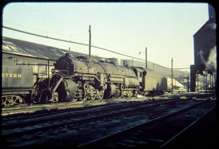 Railroad Slide Norfolk & Western N&w Steam 2 - 8 - 8 - 2 2147