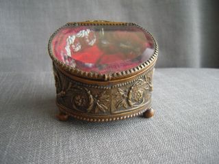 Antique French Pocket Watch Holder/ Stand Box