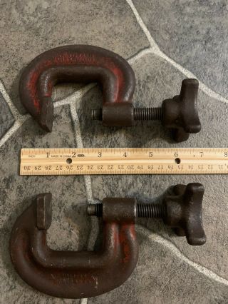 Vintage Billings Heavy Service C - Clamp - Made In Usa