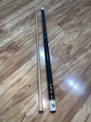 Vintage Players Edge Pool Cue 20 Oz With Case Made In Taiwan