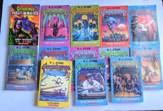 Vintage RL Stine Goosebumps Haunted School Boxed Set 13 Books Scholastic 2