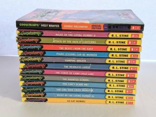 Vintage RL Stine Goosebumps Haunted School Boxed Set 13 Books Scholastic 3