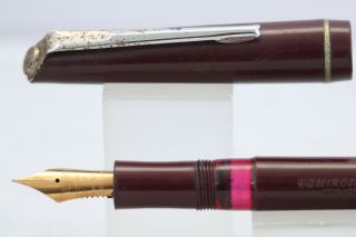 Vintage Osmiroid No.  75 Piston Fill Fountain Pen,  Rolatip E.  F.  Wing Nib