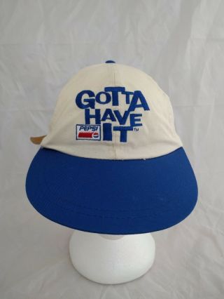 Pepsi Gotta Have It Hat Rare Embroidered Hat Advertising Vintage Hat 90 