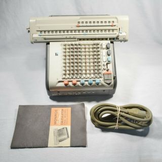 Monroe Automatic Adding Machine Electric Calculator Csae - 10