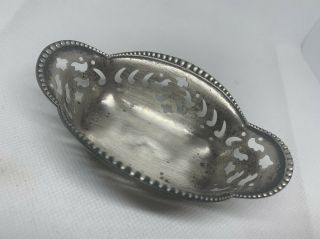 Tiffany & Co Vintage Sterling Silver Ornate Design Candy Dish -