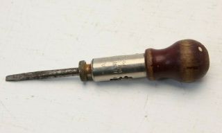 Vintage Yankee 15a North Bros.  Mfg Co.  Stanley Tools 4.  5 " Ratchet Screwdriver