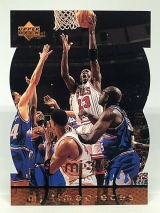 1998 Upper Deck Mjx Mj Timepieces Diecut Die - Cut Bronze Michael Jordan /230 109