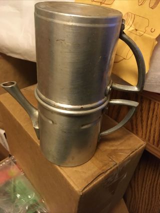 Vintage Flip Drip Stove Top Aluminum Espresso Coffee Pot T6 Made In Italy K
