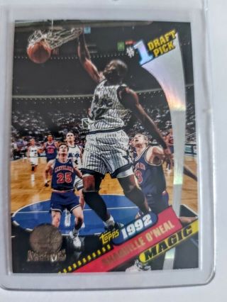 1992 - 93 Topps Archives Gold Stamp 150 Shaquille O 
