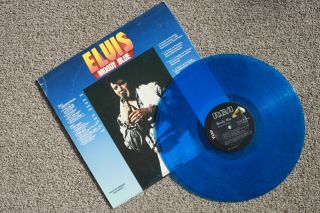 Vintage Elvis Presley Moody Blue Vinyl Album Rca Afl1 - 2428 Stereo