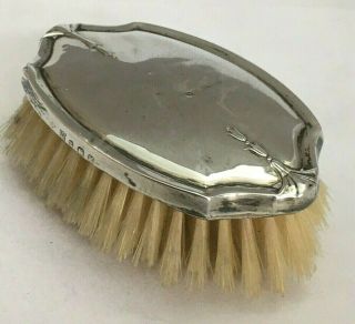 Vintage Art Deco Sterling Silver Small Hairbrush 1935