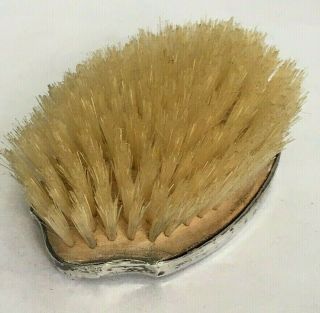 Vintage Art Deco Sterling Silver Small Hairbrush 1935 3