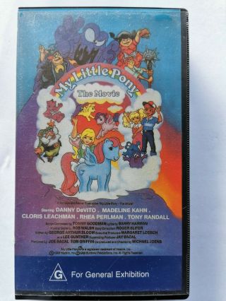 My Little Pony - The Movie - Vintage Vhs - Animated Treasures