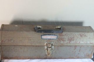Vintage Craftsman Long Tool Box 20 Inches Long Vtg Retro With Tools