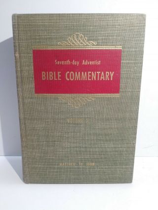 Vintage Seventh - Day Adventist Bible Commentary Sda Volume 5 Review & Herald 1956