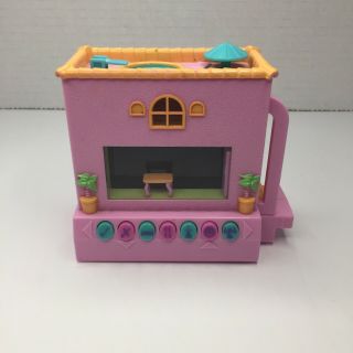 Vintage Mattel Pixel Chix Pink House W/ Rooftop Pool