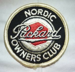 Packard Nordic Owners Club Vintage Automotive Patch Car Auto Advertising
