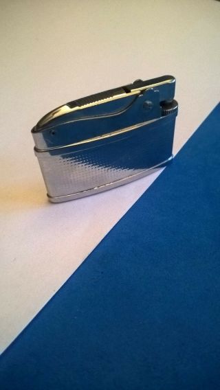 Briquet Ancien Argenté Hadson Gas / Vintage Lighter