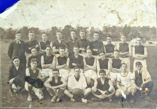 Vintage Unnamed Australian Rules Football Team Photograph Undated