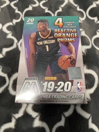 Panini 2019 - 20 Mosaic Nba Basketball Trading Cards,  Hanger Box - 20 Cards.  I