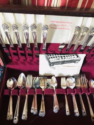 Rogers Brothers 1847 “Eternally Yours “ Silver Plate Flatware Set 3